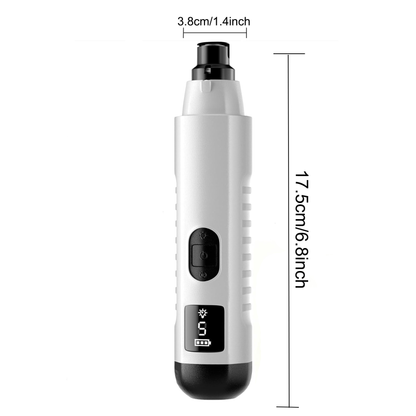 Medidas de la lima de uñas Kelo: 17,5 cm de largo y 3,8 cm de ancho